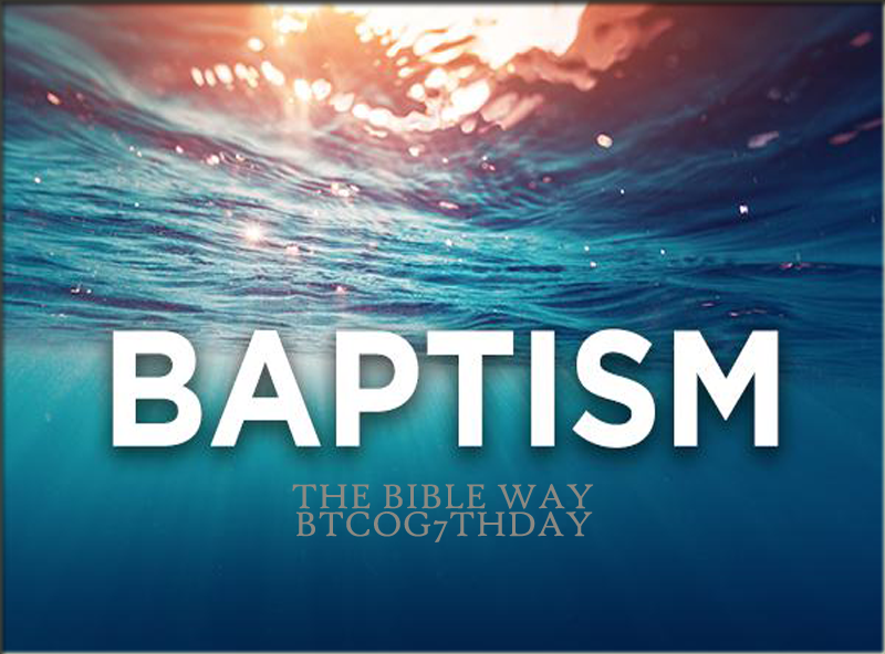 Bible Baptism (Acts 2:38)